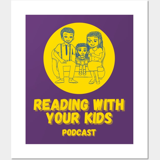 Reading With Your Kids Family Series AA Wall Art by ReadingWithYourKids